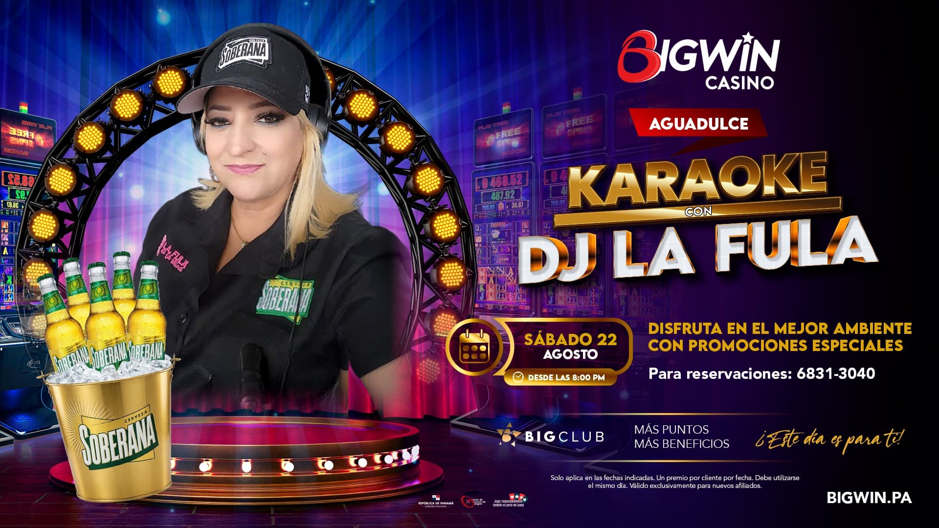 KARAOKE CON DJ LA FULA